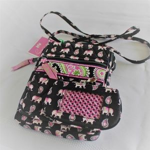 NEW 2 Pcs Vera Bradley Pink Elephants Hipster NWT